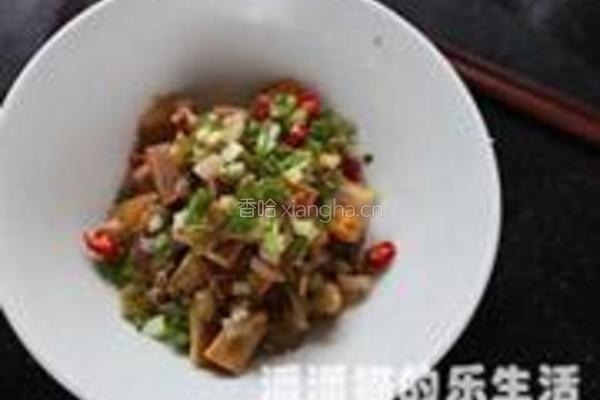 榨菜凉拌月饼的做法图解4