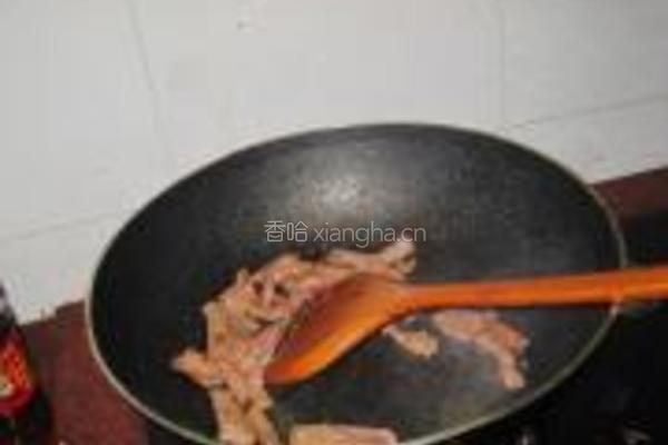 牛肉炒韭苔的做法图解6