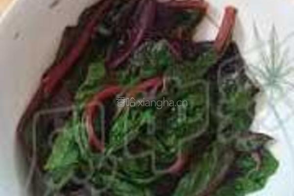 凉拌叶甜菜的做法图解4