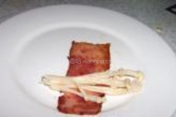 苦瓜培根金针菇卷的做法图解9