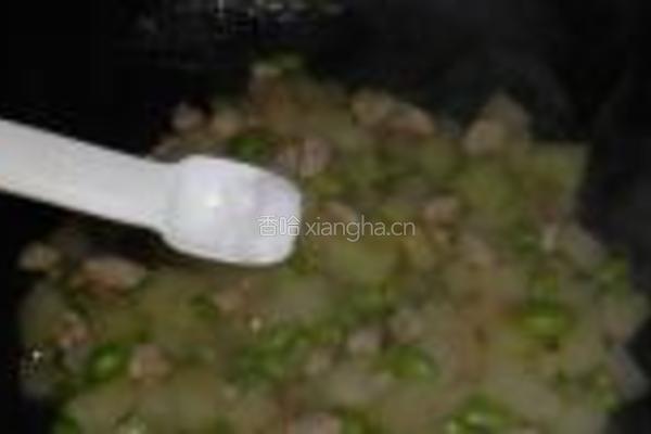 毛豆烧冬瓜的做法图解9