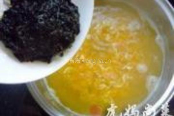 紫菜虾皮南瓜汤的做法图解5