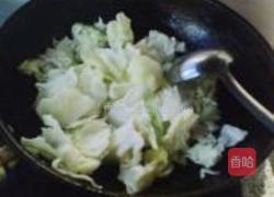 鲜蘑圆白菜的做法图解5