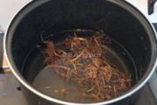 草药蚕豆的做法图解2