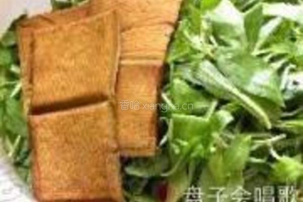 凉拌香干马兰头的做法图解1