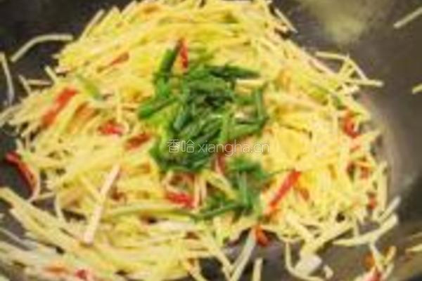 土豆丝炒豆腐干的做法图解10