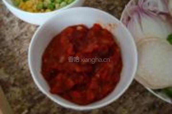 杏鲍菇披萨的做法图解2