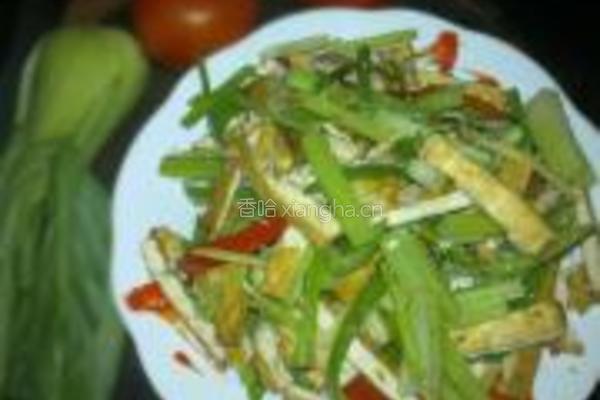 芹菜炒香干的做法图解8