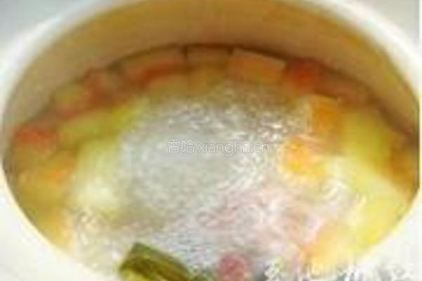 西瓜皮排骨汤的做法图解4
