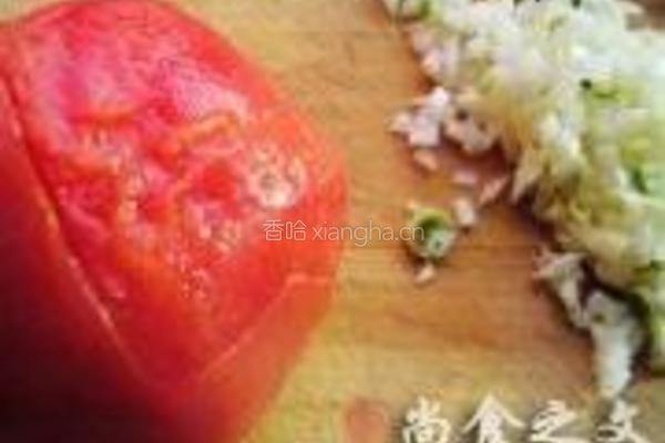 蕃茄蛋炒饭的做法图解2