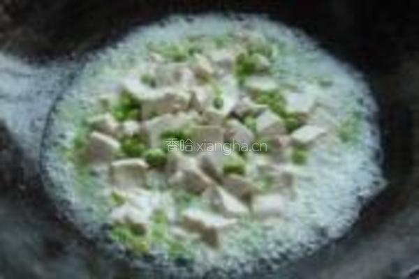 毛豆烧豆腐的做法图解6