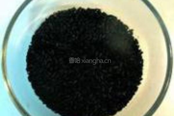 香甜紫米红豆饼的做法图解1