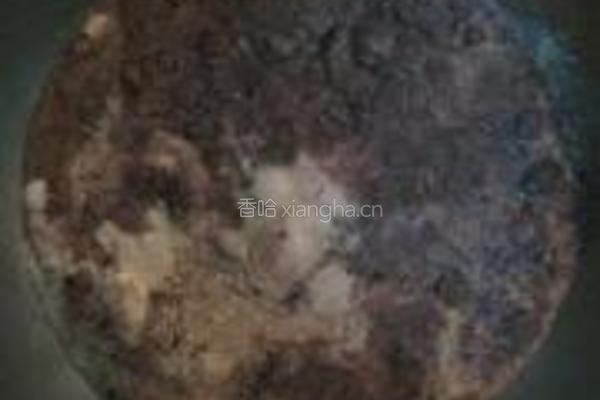香甜紫米红豆饼的做法图解5