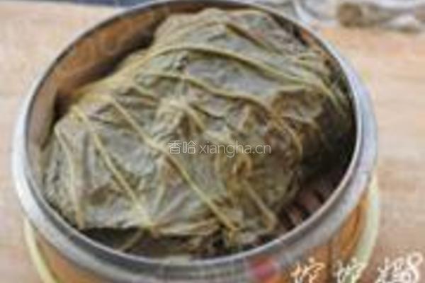 荷香糯米蒸排骨的做法图解8