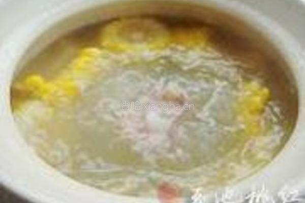 玉米葫芦瓜排骨汤的做法图解4