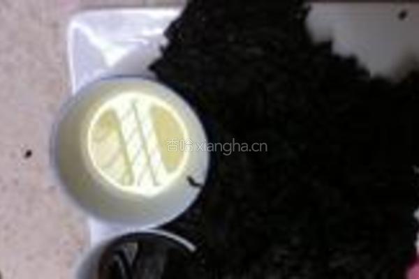 微波炉烤紫菜的做法图解1