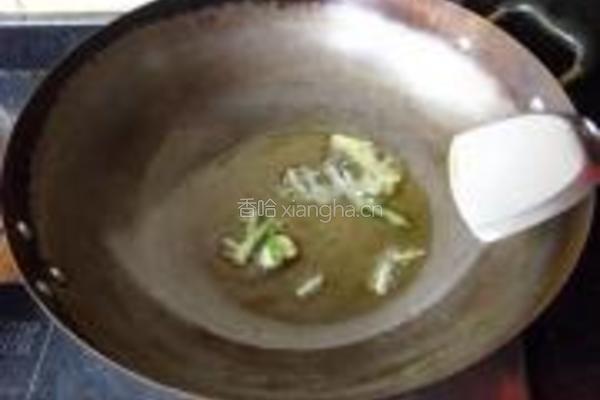 小油菜炒香干的做法图解5