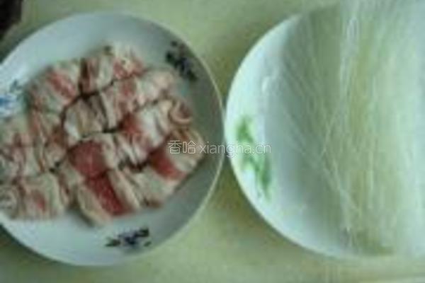 金针肥牛的做法图解2