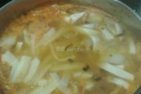 简易酸辣汤的做法图解3