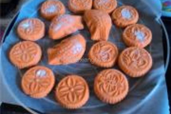 蒸栗子馅番薯饼的做法图解6