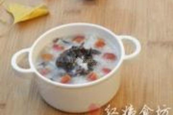 木耳山楂粥的做法图解8