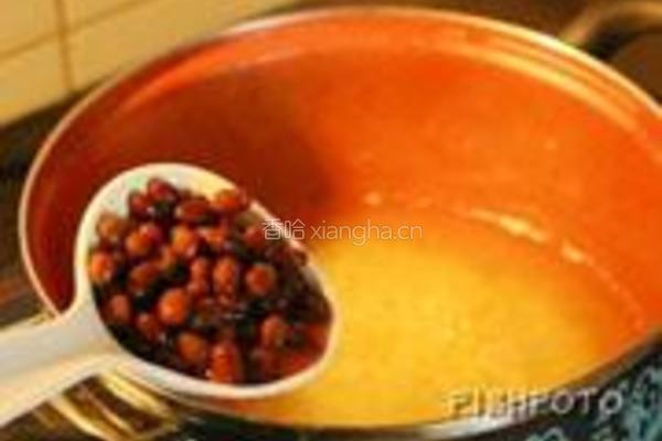 玫瑰红豆大枣糙米粥的做法图解5