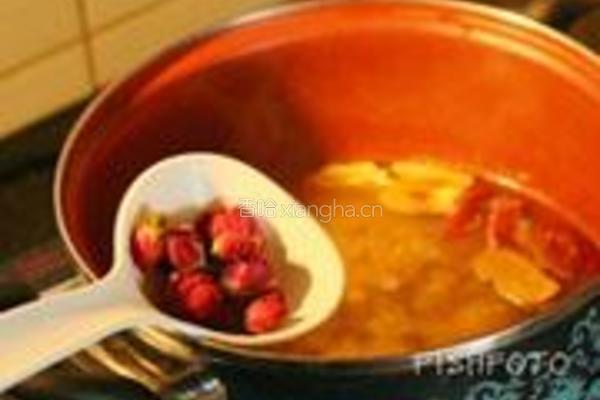 玫瑰红豆大枣糙米粥的做法图解7