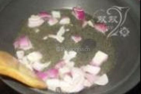 香肠豆豉焖饭的做法图解5