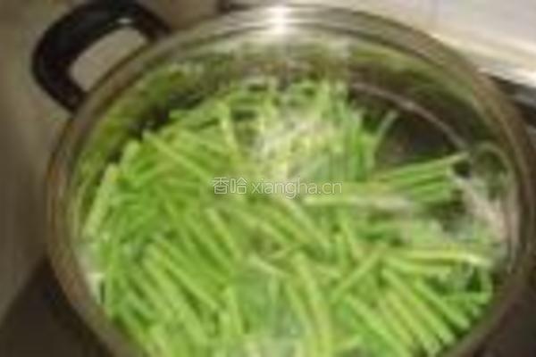 金针菇拌豇豆的做法图解4