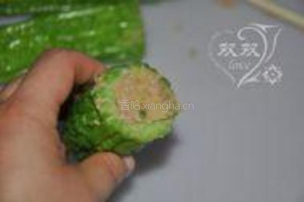 苦瓜酿肉的做法图解15