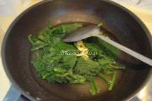 南瓜苗肉丸汤的做法图解3