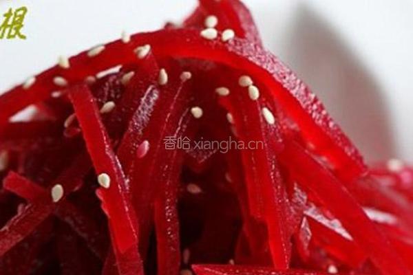 凉拌甜菜根