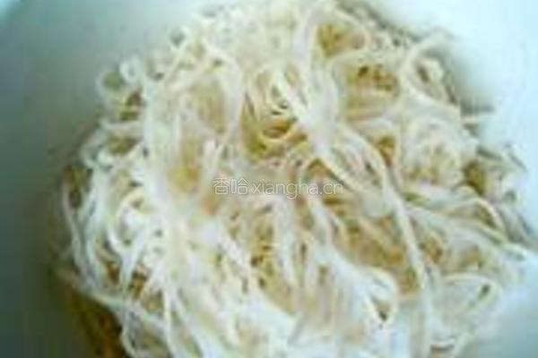 家常炒米粉的做法图解3