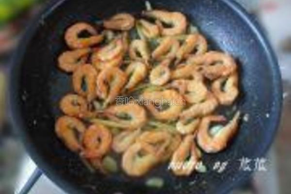 绿茶鲜虾的做法图解8