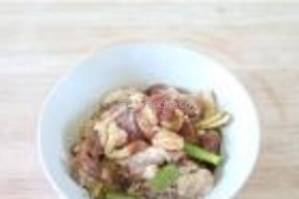 板栗香菇肉粽的做法图解5