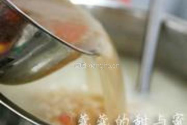 北极虾粥的做法图解4
