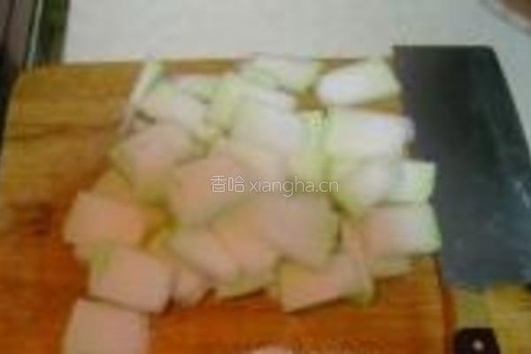 蛤蜊炒冬瓜的做法图解2