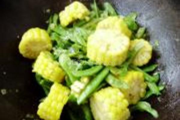豆角烩玉米的做法图解7