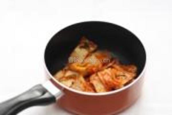 韩式泡菜豆腐汤的做法图解3