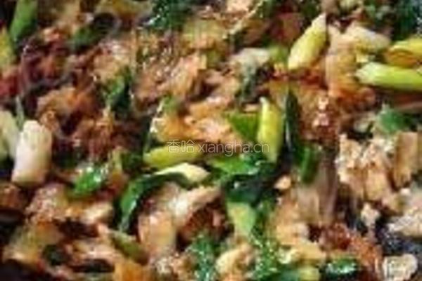 腊肉炒面的做法图解3