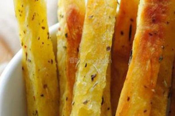 橄榄油香草烤红薯条