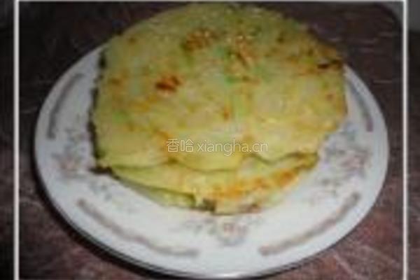 土豆萝卜丝饼的做法图解8