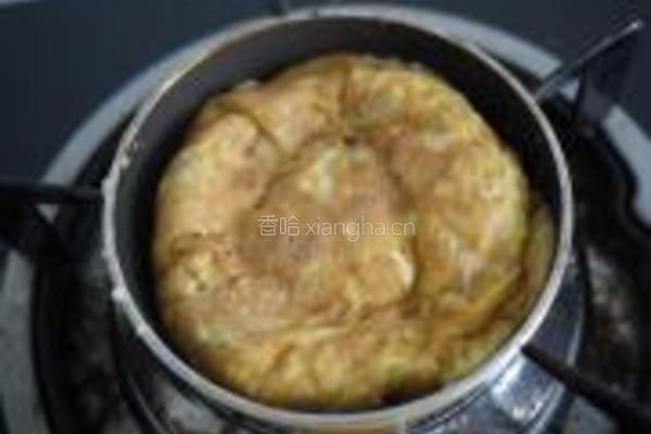 午餐肉煎蛋饼的做法图解4