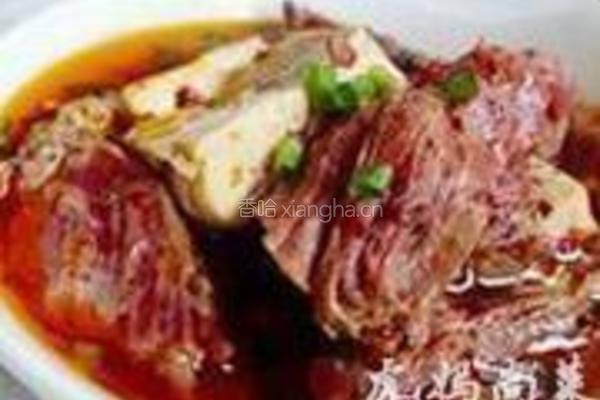 红烧羊肉豆腐的做法图解6