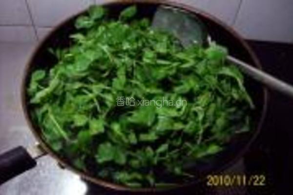清水油盐豌豆苗的做法图解4