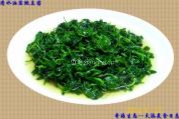 清水油盐豌豆苗的做法图解6