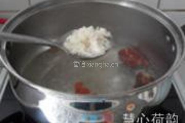 红枣红糖醪糟蛋花汤的做法图解5
