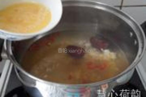 红枣红糖醪糟蛋花汤的做法图解8