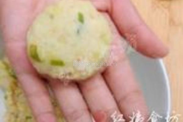 香煎土豆虾仁饼的做法图解12