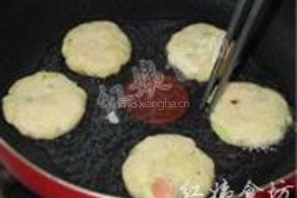香煎土豆虾仁饼的做法图解13